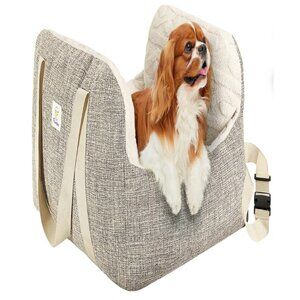 Small Dog Car Seat -Extra Soft- Dog Bed Car Seat for Small Dogs under 25 LBS